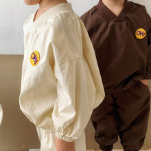 Load image into Gallery viewer, Q91006TG-Korean children's clothing children's baby spring and autumn suits boys and girls 2022 new children's clothing Korean version pure cotton two-piece suit trend