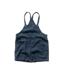 Load image into Gallery viewer, 1127LS-Soft denim ~ Korean children's clothing summer children's denim suspender shorts boys and girls adjustable jumpsuit