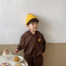 Load image into Gallery viewer, Q91006TG-Korean children's clothing children's baby spring and autumn suits boys and girls 2022 new children's clothing Korean version pure cotton two-piece suit trend