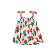 Load image into Gallery viewer, 53168DS-Little maven3 Summer European and American cute woven strawberry full print dress