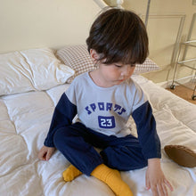 Load image into Gallery viewer, D90787TG- Korean version of contrasting color printing long-sleeved suit