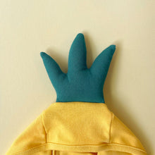 Load image into Gallery viewer, 32321LS-Summer pineapple print bodysuit + hat two-piece set