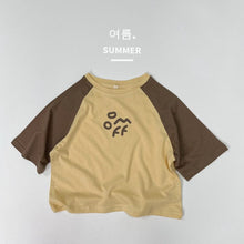 Load image into Gallery viewer, 1207SE-Summer Korean style contrast color short sleeve top