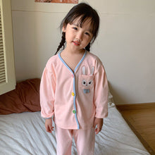 Load image into Gallery viewer, D90783- Girls autumn and winter cute rabbit long-sleeved home clothes