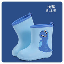 Load image into Gallery viewer, YX1102AC-Children's rain boots boys and girls dinosaur rain boots outdoor waterproof shoes lightweight non-slip rain boots kindergarten water shoes