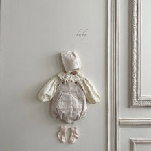 Load image into Gallery viewer, Y7216LS-2022 Korean children's clothing autumn style baby lotus leaf lapel embroidered baby shirt girl baby autumn shirt girl shirt