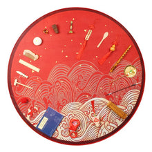 Load image into Gallery viewer, XIN-ZZDTAC-One-year-old baby girl and boy set baby red cloth Chinese style children's birthday arrangement props modern