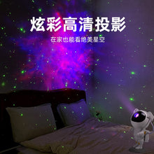 Load image into Gallery viewer, 51501AC-Creative astronaut starry sky projection lamp full of stars projection atmosphere