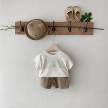 Load image into Gallery viewer, Y7315SE- Summer thin cotton love bear print round neck casual short-sleeved top (pre-sale 15 days delivery)