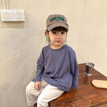 Load image into Gallery viewer, C81337SE-Spring and Autumn Cotton Loose Japanese and Korean Style Long Sleeve Basic T-shirt