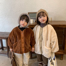 Load image into Gallery viewer, D60222SE- Winter short fur quilted reversible long-sleeved cotton coat