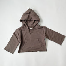 Load image into Gallery viewer, BB2234SE-2022 Autumn and Winter New Children's Clothing Japanese Girls Solid Color V-neck Hooded Sweater Parent-child Clothing