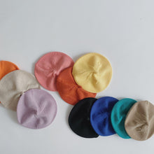 Load image into Gallery viewer, F233AC-Children's knitted beret candy color baby hat girl woolen hat