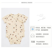 Load image into Gallery viewer, C21427LS-European and American style infant short-sleeved jumpsuit, new male and female baby summer clothes, triangle romper, crawling clothes