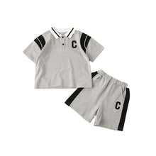 Load image into Gallery viewer, 22B069PCW-Children's suit new parent-child suit sports style street-style family of three or four family suit two-piece suit