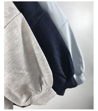 Load image into Gallery viewer, 23D854TG-Children's 2022 Spring and Autumn New Boys and Girls Korean Fashion Letter Printed Long Sleeve Pullover Cotton Sweater Trousers Set