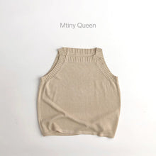 Load image into Gallery viewer, 23TZ08TG-Summer Korean children's knitted vest + knitted shorts two-piece set