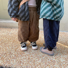 Load image into Gallery viewer, D91309PA-Winter baby loose checkerboard casual quilted lantern trousers