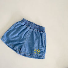 Load image into Gallery viewer, X90239PA-Children's summer denim shorts thin boys and girls baby 2022 new Korean embroidery loose denim 4-point pants