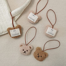 Load image into Gallery viewer, WH81101AC- Korean style bear name tag ins cute bear doll bag pendant children's name tag keychain pendant