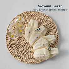 Load image into Gallery viewer, CT001AC-Children's socks 2022 autumn new Korean cartoon trendy mid-tube socks baby non-slip floor socks baby socks