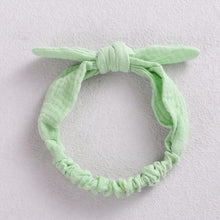 Load image into Gallery viewer, 9952AC-New cross-border European and American handmade soft bow headband children's elastic headband cute rabbit ears baby headband