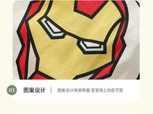 Load image into Gallery viewer, 22023TG-Little maven summer European and American children's wear steel print round neck pure cotton suit