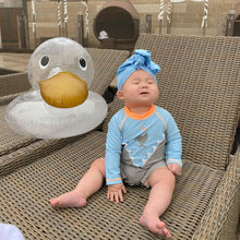 Load image into Gallery viewer, WH70410AC-ins Internet celebrity transparent duck sitting circle children's swimming circle