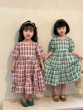 Load image into Gallery viewer, X81570DS-Summer Korean style pure cotton puff sleeve dress