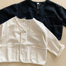 Load image into Gallery viewer, Q90556SE- New style boys spring and autumn tops baby cardigan Korean style little girls jacket