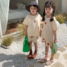 Load image into Gallery viewer, <Taiwan Pavilion> 2022X08TG-Children's suit pure cotton skin-friendly two-piece suit (A3)