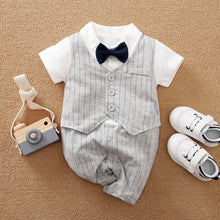 Load image into Gallery viewer, LTY2443LS-Baby jumpsuit crawling clothes cross-border newborn romper gentleman clothes