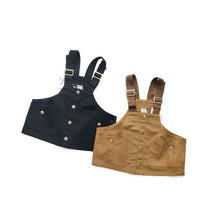 Load image into Gallery viewer, 22049PCW-Spring and summer Japanese casual workwear vest style jacket top parent-child wear