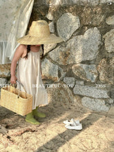 Load image into Gallery viewer, 23132DS-Summer Korean style imitation linen suspender dress