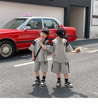 Load image into Gallery viewer, 22B069PCW-Children's suit new parent-child suit sports style street-style family of three or four family suit two-piece suit