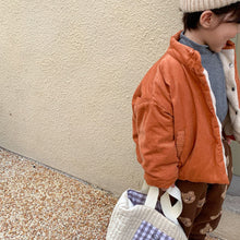 Load image into Gallery viewer, D91158SE-Autumn and winter corduroy plus velvet thickened button long-sleeved jacket