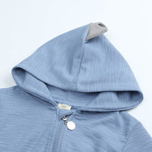 Load image into Gallery viewer, HY2946LS-New cross-border infant dinosaur hooded cotton jumpsuit for boys and girls long-sleeved crawling clothes baby jumpsuit