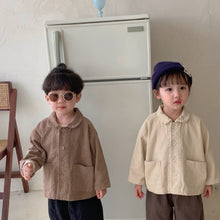 Load image into Gallery viewer, Q90919SE-Children's Corduroy Jacket Boys Autumn Clothes 2022 New Spring and Autumn Korean Girls Jacket Western Style Baby Tops