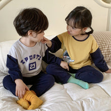 Load image into Gallery viewer, D90787TG- Korean version of contrasting color printing long-sleeved suit