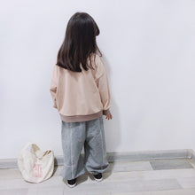 Load image into Gallery viewer, 178PA-Autumn and winter loose color matching harness foot parent-child casual sports pants