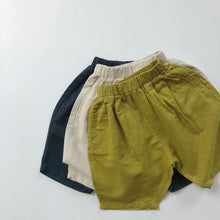 Load image into Gallery viewer, 1051PA-Linen Sen series Korean children's clothing children's harem big PP six-point pants boys and girls carrot pants literary retro style