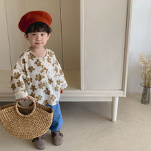 Load image into Gallery viewer, Q90966SE-Children's long-sleeved floral shirt boys 2022 new spring and autumn clothes fashionable street girls shirt baby tops