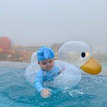 Load image into Gallery viewer, WH70410AC-ins Internet celebrity transparent duck sitting circle children's swimming circle
