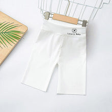Load image into Gallery viewer, 30701PA- Summer thin high waist outer wear yoga pants five-point shark pants for middle and large children