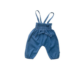 Load image into Gallery viewer, 1050LS-Spring Korean version baby overalls jeans
