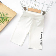 Load image into Gallery viewer, 30701PA- Summer thin high waist outer wear yoga pants five-point shark pants for middle and large children