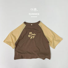 Load image into Gallery viewer, 1207SE-Summer Korean style contrast color short sleeve top