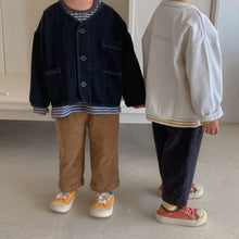 Load image into Gallery viewer, Q90556SE- New style boys spring and autumn tops baby cardigan Korean style little girls jacket