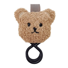 Load image into Gallery viewer, WH81502AC- Korean ins style embroidered bear head baby stroller hook baby stroller hook baby stroller magic cart Velcro hook