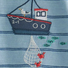 Load image into Gallery viewer, 9539TG-Summer striped top + elastic waist pants casual two-piece suit